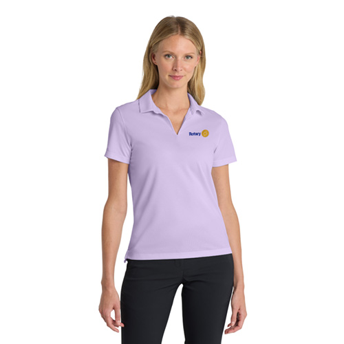 Ladies'  Lilac Nike Golf Dri-Fit Micro Pique Polo